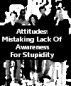 Attitudes Mistaking Lack Of Awareness For Stupidity by Monica P