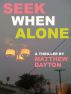 Seek When Alone by Matthew Dayton