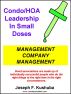 Condo/HOA Leadership in Small Doses – Management Company Management by Joseph Kushuba