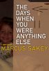 The Days When You Were Anything Else by Marcus Sakey