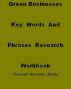 Green Businesses Key Words And Phrases Research Workbook by Creativity 